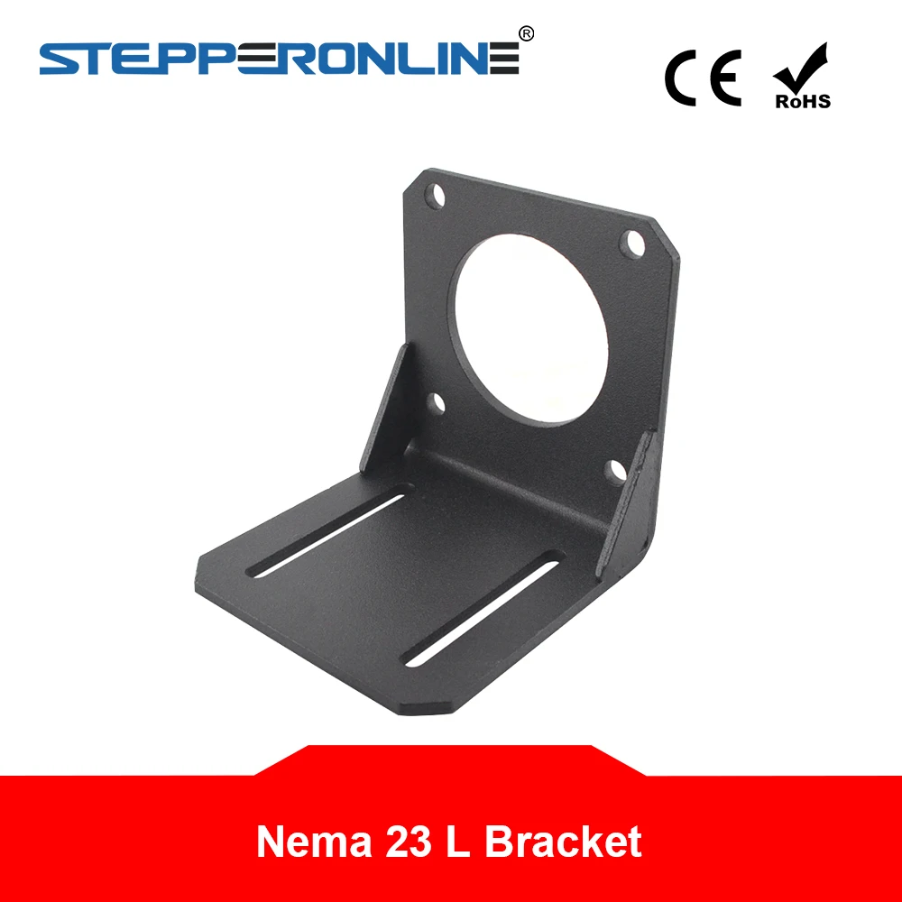 Монтажный L-кронштейн Nema 23 для 3D-принтера с ЧПУ 57 кронштейн шагового двигателя |