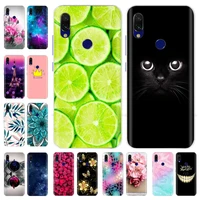 For Xiaomi Redmi Note Case Flower Animal Cover Silicone Case For Redmi Note Pro Note7 Bumper Shockproof Phone Case Coque
