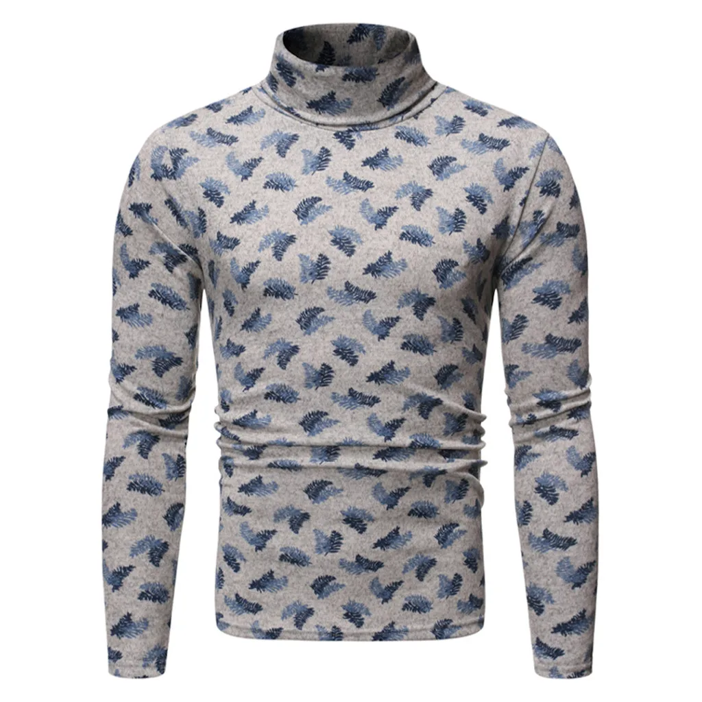 Мужские свитера Зимний пуловер с высоким воротником новые осенние вязаные