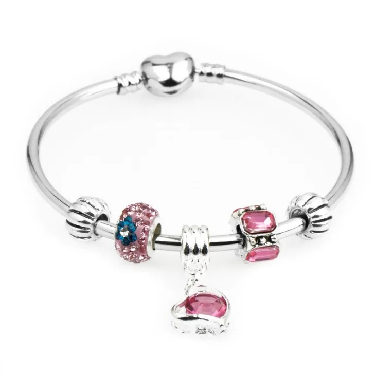 PRF подвеска Полые бусины белые стеклянные браслеты DIY модные горячие европейские