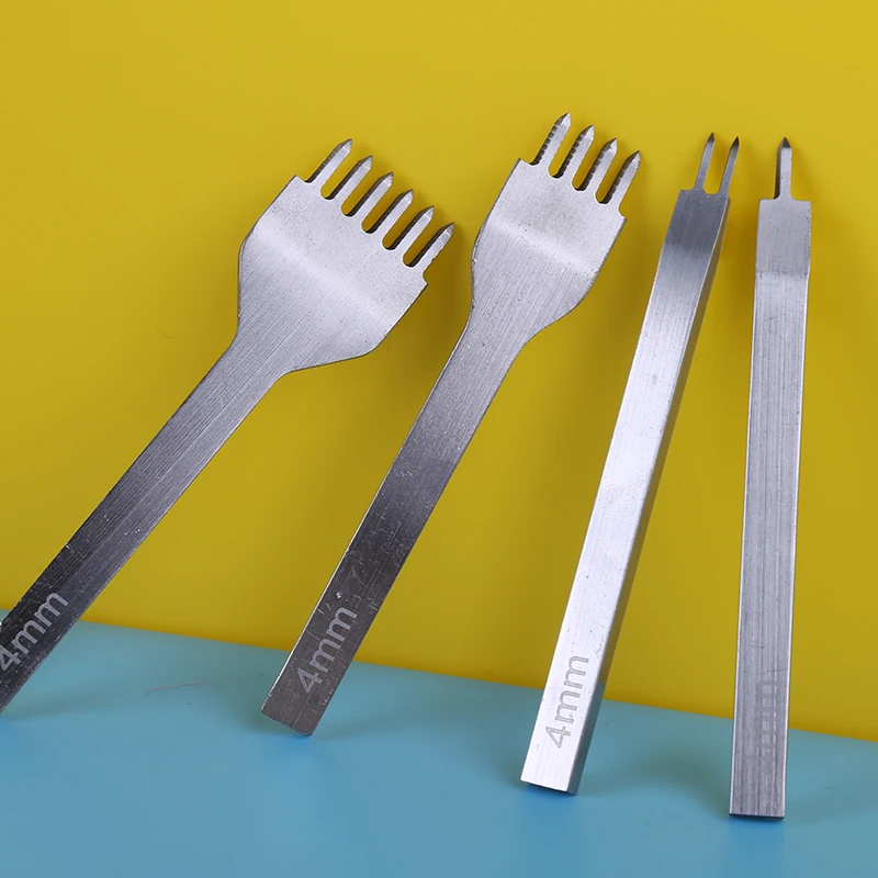 LMDZ Leather Lacing Stitching Chisel Set U V Shaped Groover Skiving Edge Beveler with Large Eye Sewing Needles Tool | Дом и сад