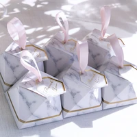 diamond candy box paperboard gift bag wedding favors and gift boxes baby shower party supplies wedding decoration for guests