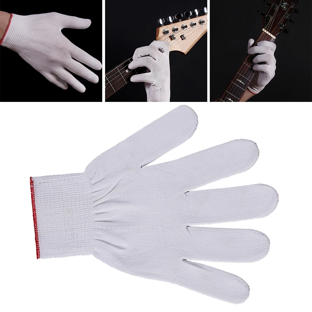 Перчатки для игры на гитаре электрическая гитара бас практика защита рук