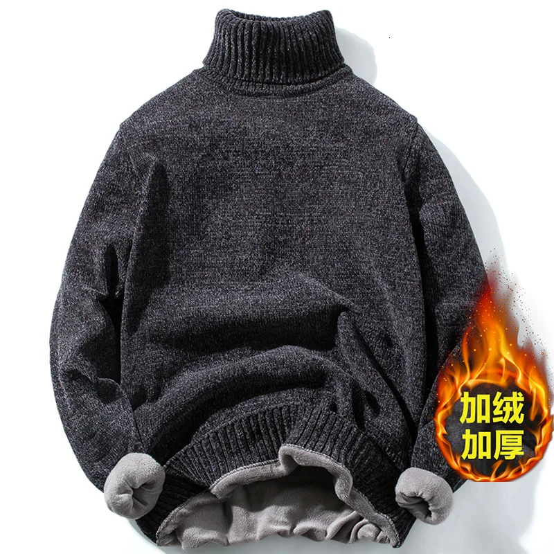 Мужской кашемировый свитер без подкладки теплая хлопковая водолазка верхняя