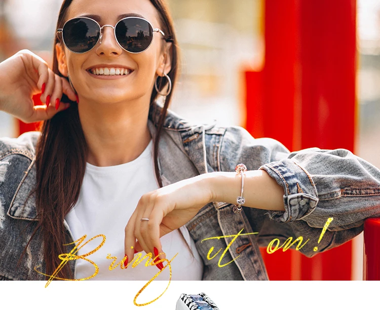 JewelryPalace музыка любовь Голубой цирконий наушников бисера Шарм Fit Браслеты модные женские туфли DIY шарики для Браслеты
