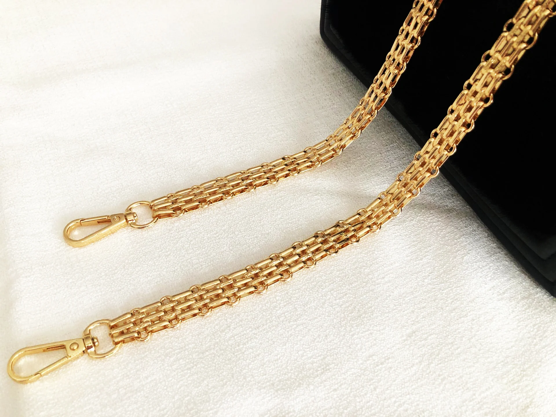 120CM Metal Chain Steel Bag  Replacement  Shoulder Strap for Handbag Purse Handle