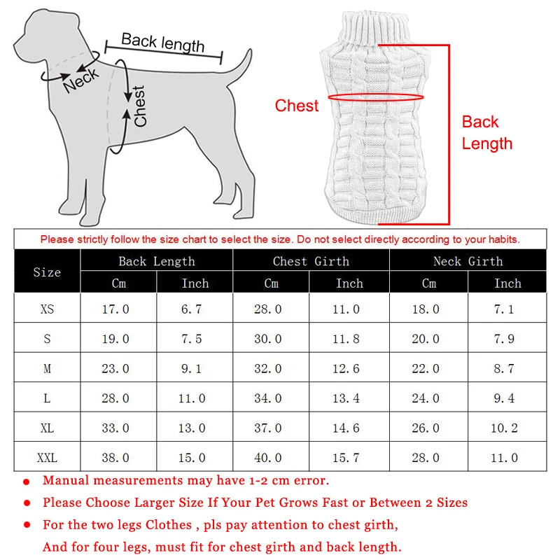 Зимняя теплая одежда для кошек и собак однотонный хлопковый свитер пальто котят