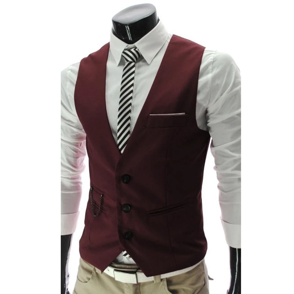 M-5XL, новинка, костюм, жилет для мужчин, S-liming Fit, мужские официальные жилеты, жилет, Повседневный, без рукавов, пиджак, Деловой, офисный, свадебный жилет