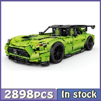 new product green magic amg gtr sports car building block static version 18 assembly model children boy toy christmas gift moc