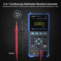oscilloscope hds272s multimeter waveform generator 2ch 70mhz bandwidth 20000 counts handheld digital scope meter for automobile