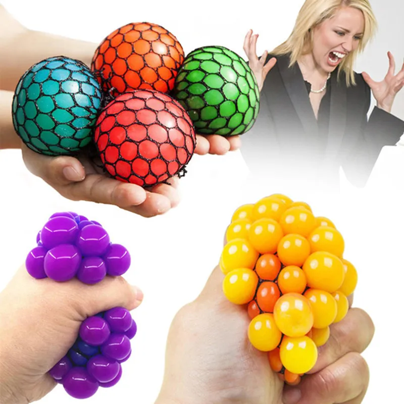 

Funny 6cm/5cm Stress Ball Novetly Squeeze Ball Hand Wrist Exercise Antistress Ball Toy Funny Gadgets Squishy Toys