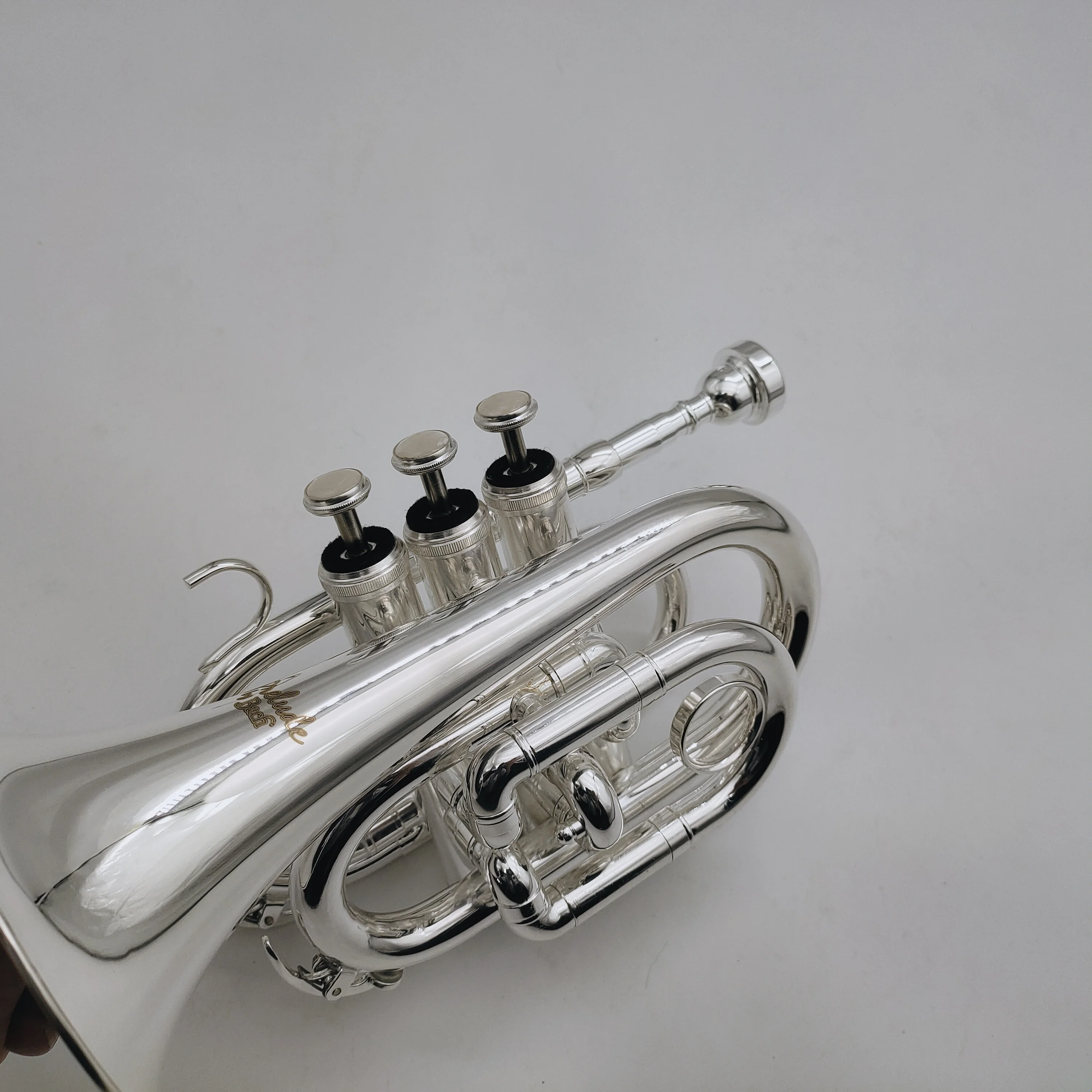 Профессиональный музыкальный инструмент Bach TR6500 Bb карманная труба с серебряным