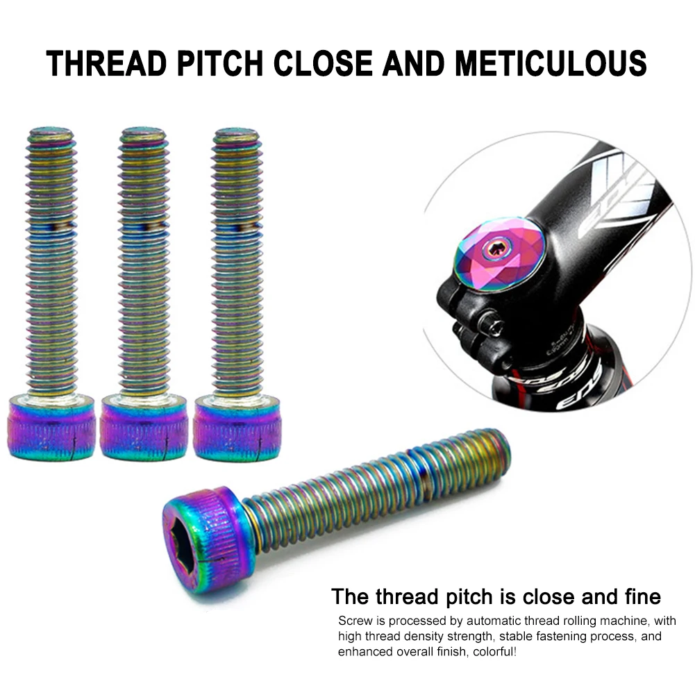 Болты для велосипедной гарнитуры гайки с верхней крышкой 2 шт. M6 X 30 мм горных