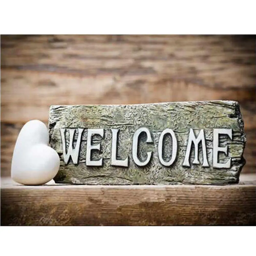 Алмазная картина DIY круглая 5D Вышивка персиковое дерево Подвеска WELCOM вышивка