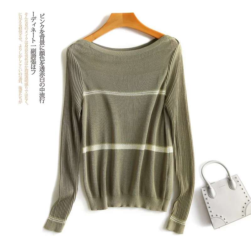 Серия Y: Корейская версия вязаного свитера с низким воротником свободная куртка