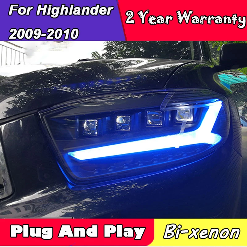 Передние фары в сборе для TOYOTA Highlander 2009-2011 года | Автомобили и мотоциклы