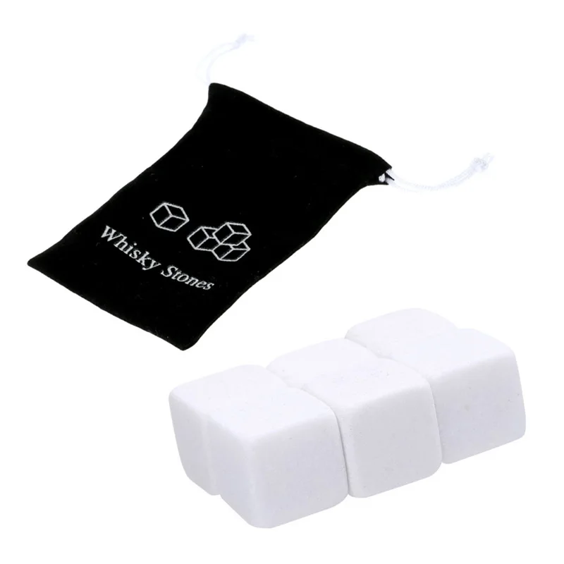 6Pcs/Set Ceramic Stone Ice Cubes Chillers for Whiskey Wine Beverage Drinks Supplies JAN88 | Дом и сад