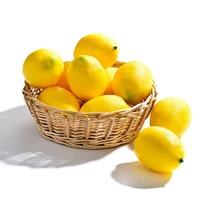 8 pack artificial fake lemons limes fruit for vase filler home kitchen party decoration yellow green