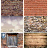 art fabric photo backdrops wood board brick wall vintage photography background for studio shoot photocall 21902xzm 04