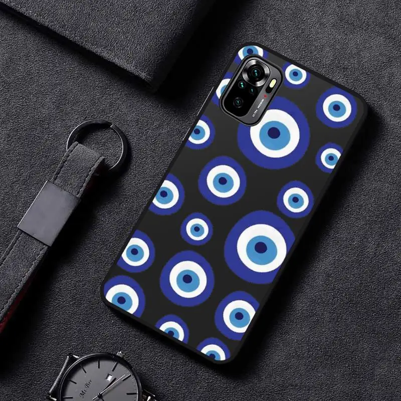 Evil Eye Turkish lucky Blue Phone Case For Huawei P40 P20 P30 Mate 40 20 10 Lite Pro Nova 5t P Smart 2019 images - 6