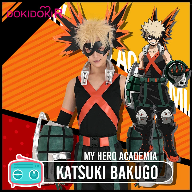 DokiDoki R аниме косплей Boku No Hero Academy/My Academy Косплей Костюм кацуки бакуго мужские