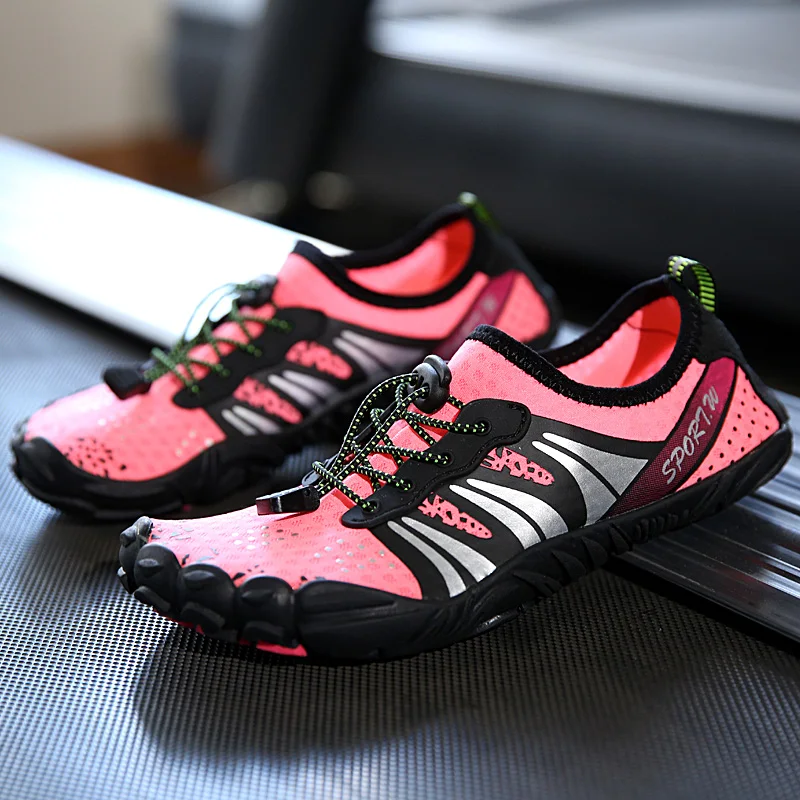 Уличная Мужская обувь для воды женская плавания пляжная прогулок на море дышащая