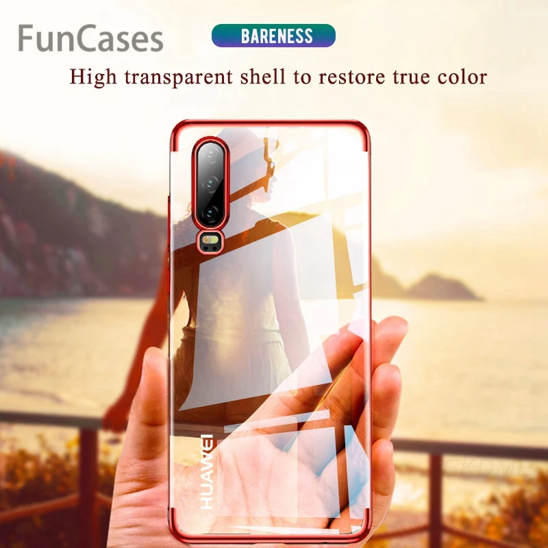 Мягкий чехол с покрытием для huawei Y7Prime Y9 P smart 2019 P30 P20 Lite Pro Honor 8X 8C 7C RU 7A 8 9 10 прозрачный
