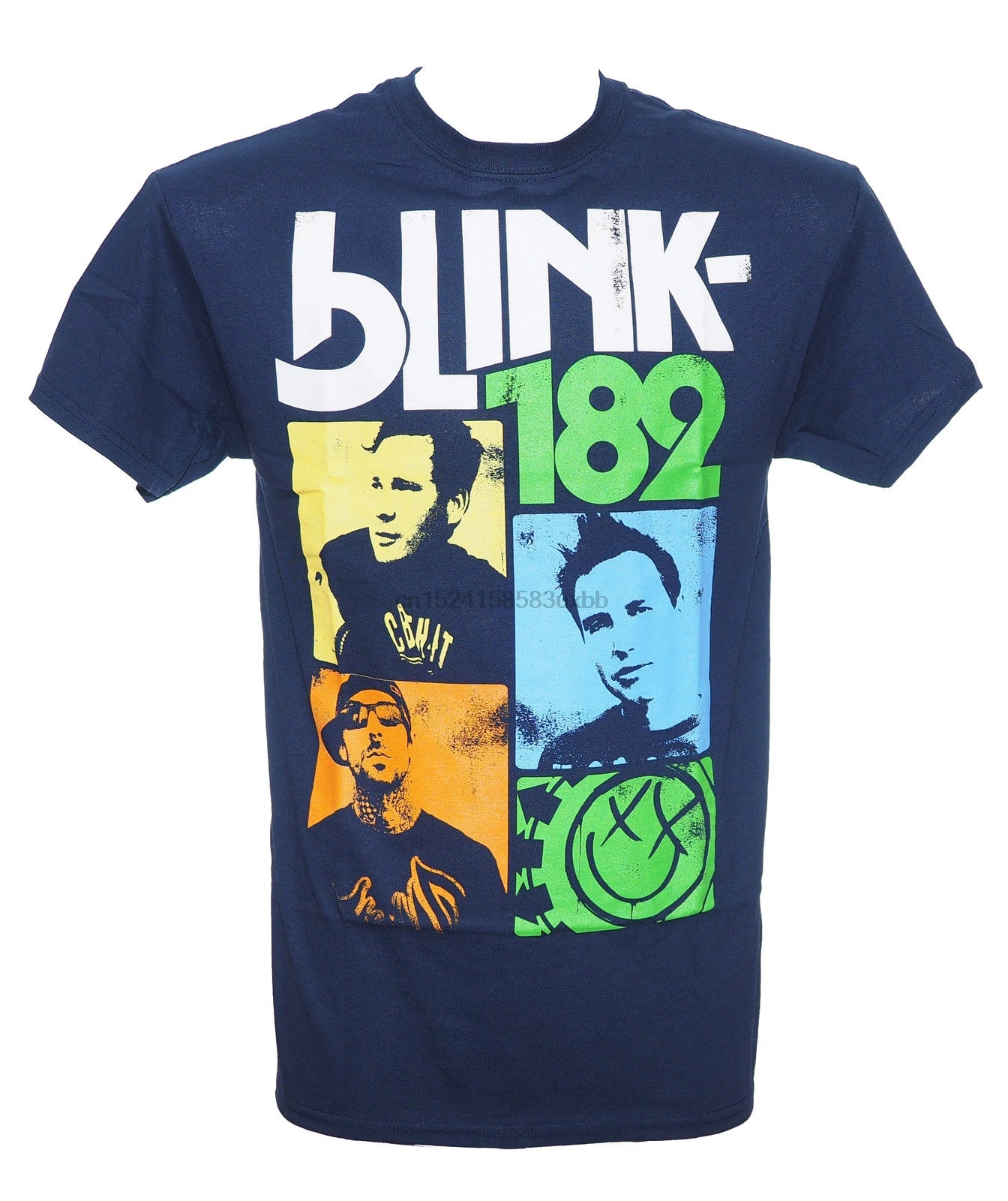 182 коробок-Официальная футболка BLINK Новая повседневная с коротким рукавом M L xl