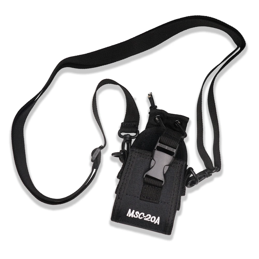 msc 20a walkie talkie bag nylon pouch holster carry case for baofeng uv 9r plus uv5r uv82 bf888s uv 9r uv b2 uv h9 h7 ham radio free global shipping