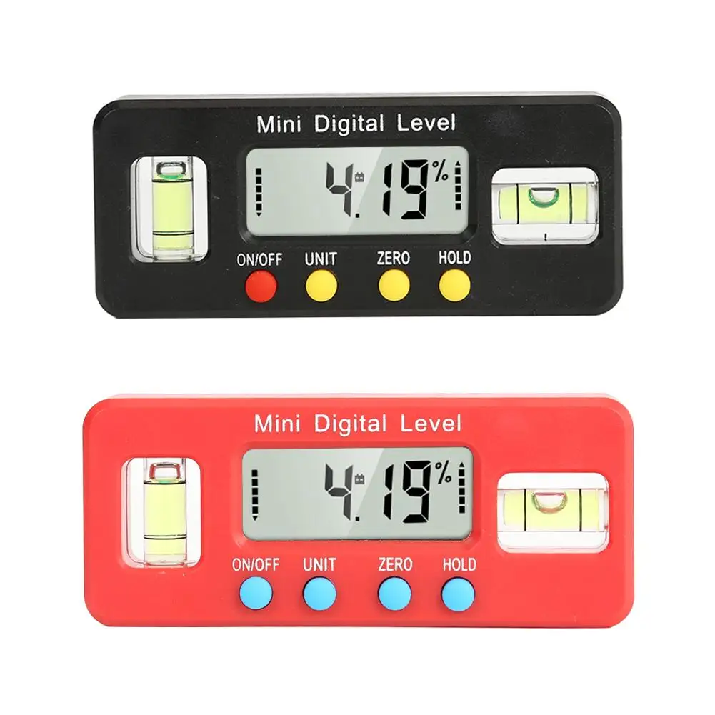 

Hot Sale Pliers Classic Delicate Solid Color Mini Electronic Level Horizontal Instrument Inclinometer Angle Ruler Caliper