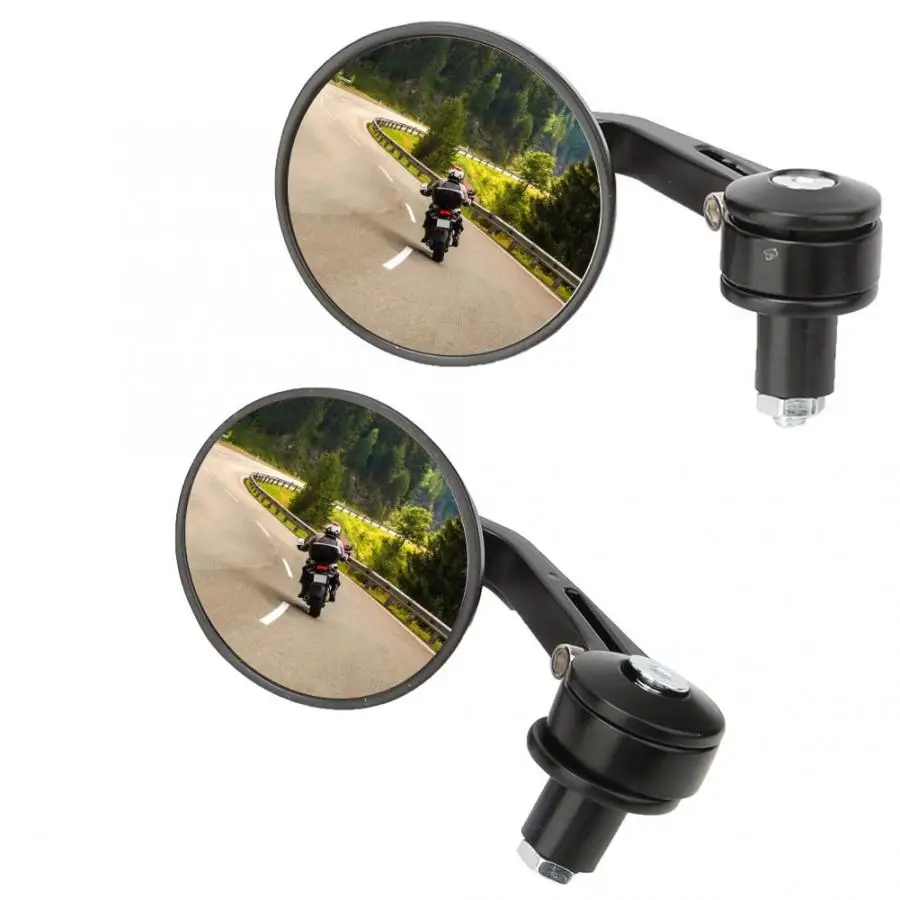 Велосипедные зеркала 2 шт Ретро алюминиевый сплав электромобиль Ручка Бар Конец