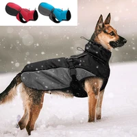 waterproof big dog clothes warm large dog coat jacket reflective raincoat clothing for medium large dogs french bulldog xl 6xl