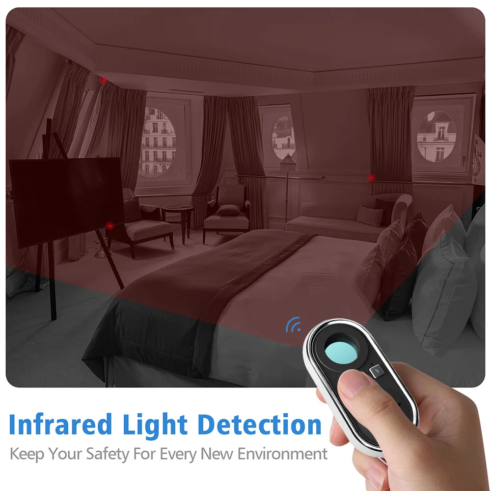 s200 portable hidden camera detector wireless signal scanner hotel anti spy prevent monitoring mini finder free global shipping