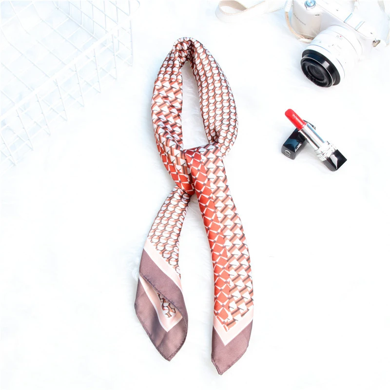 Новый двухсторонний Шелковый саржевый шарф серии Tarot с ручкой и шнуровкой