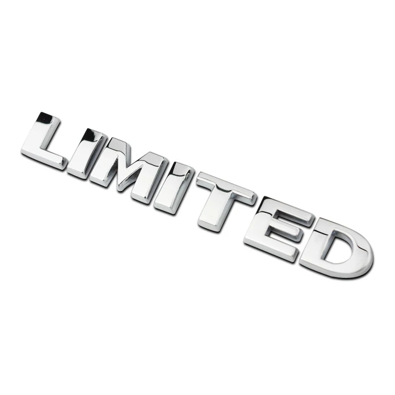 

1Pcs 3D Metal LIMITED Car Side Rear Trunk Emblem Badge Sticker Decals for Universal Cars Moto Bike Decorative Accessories