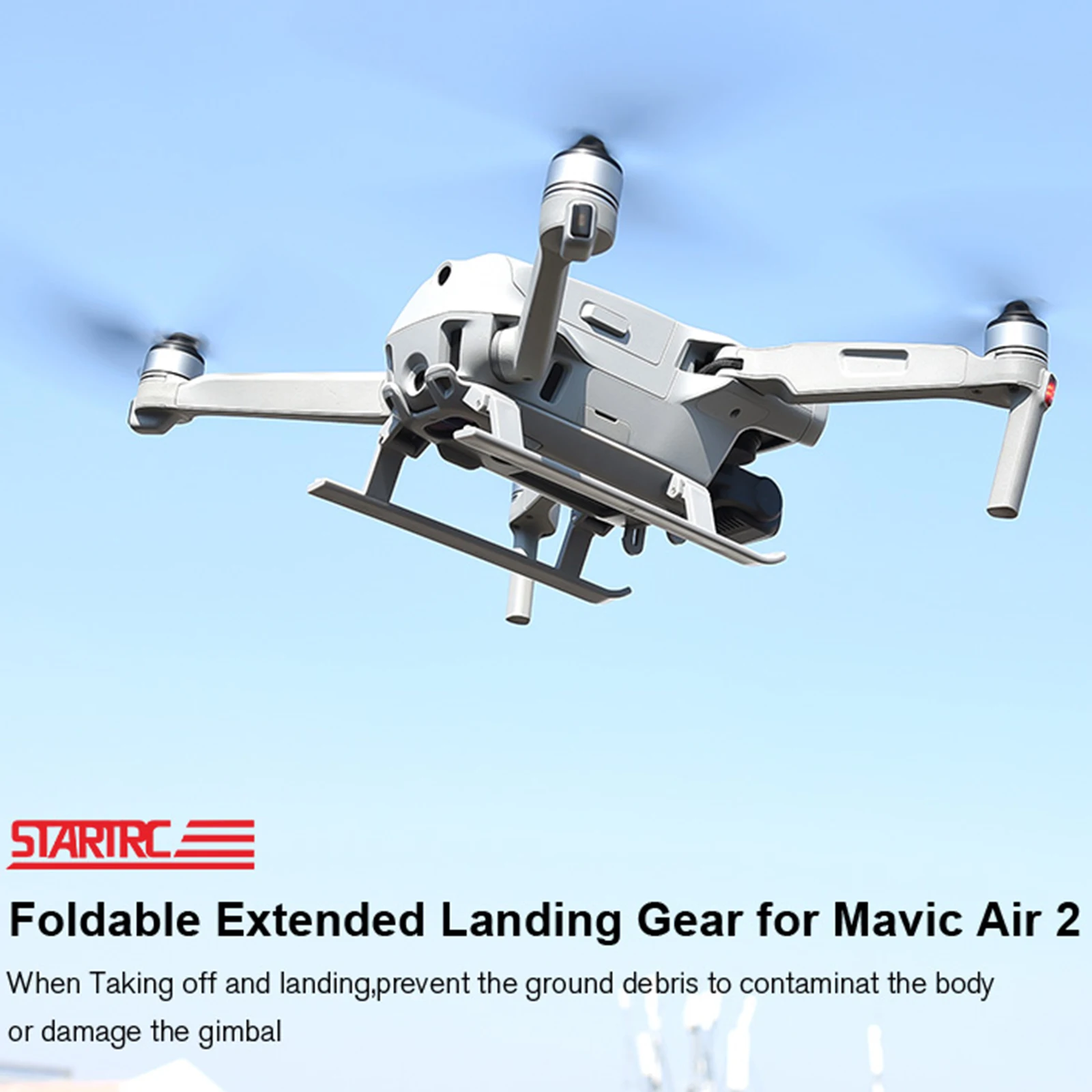 

DJI Mavic Air 2 шасси складной шасси защитный комплект расширенное расширение для DJI Mavic Air 2 Аксессуары для дрона