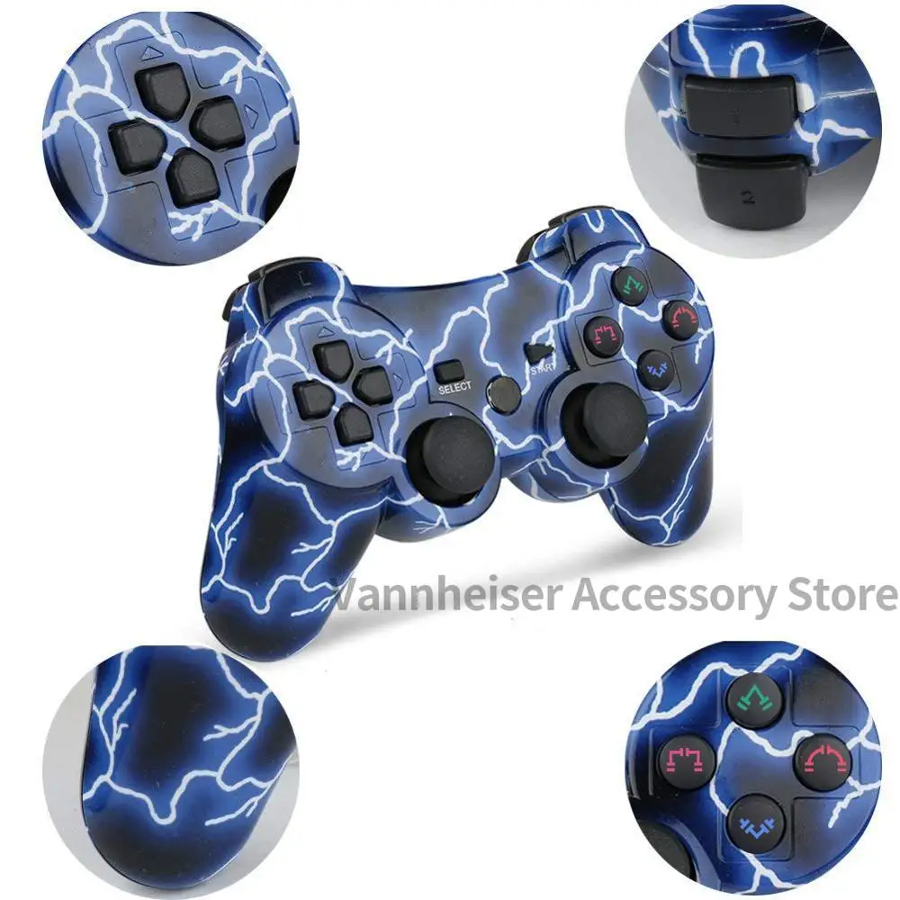 Беспроводной геймпад PS3 Bluetooth с датчиком движения и двойной вибрацией игровой