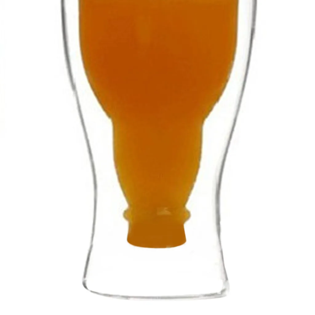 Двухслойный пивной бокал Hopside Longneck вверх дном подарок перевернутый питьевой прозрачный креативный бокал для вина, кружка Ceer для кофе