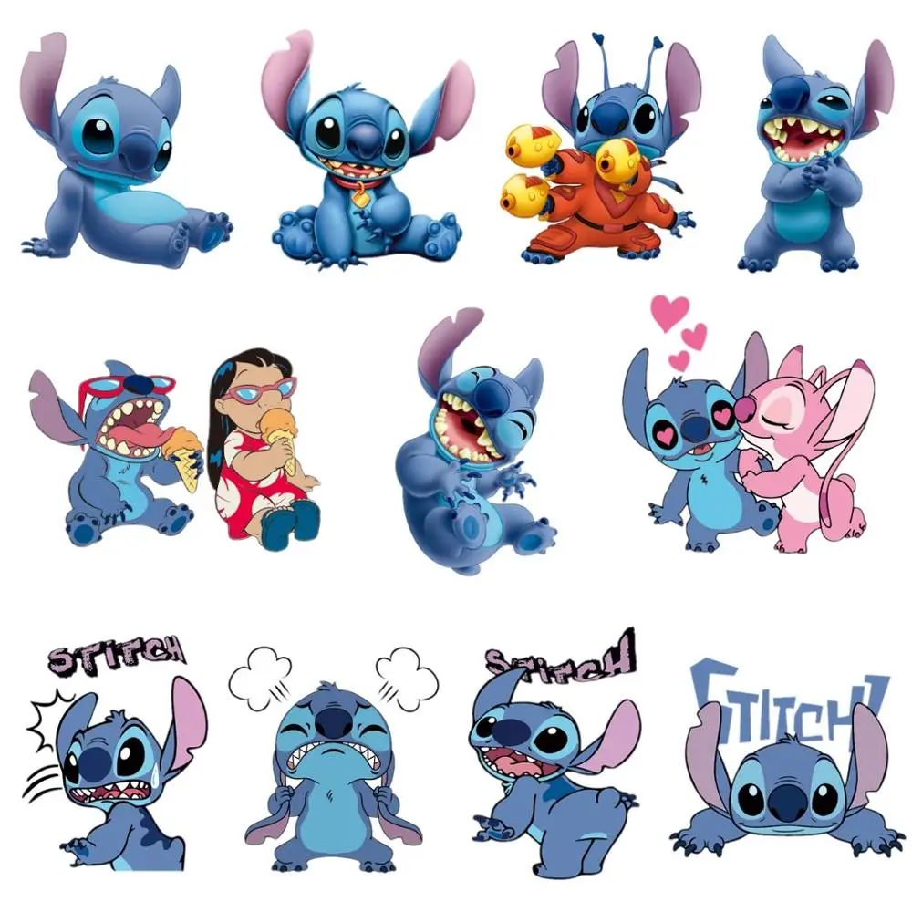 1 шт. Лило & стежок термо железо на пластырь аппликация тепло винил передача