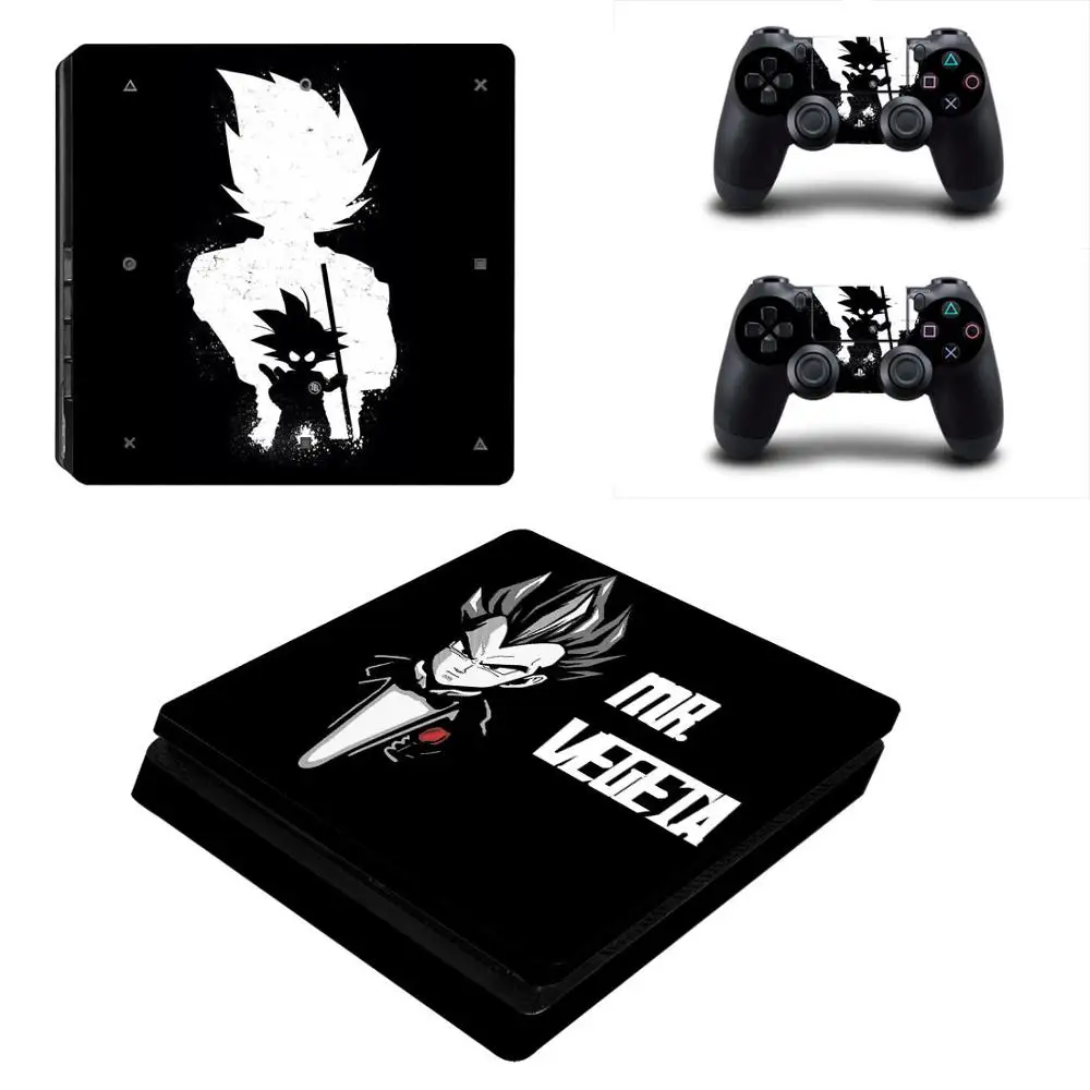Dragon Ball PS4 тонкий стикер кожи для Play station 4 Slim консоли контроллеры виниловые наклейки протектор игровой чехол