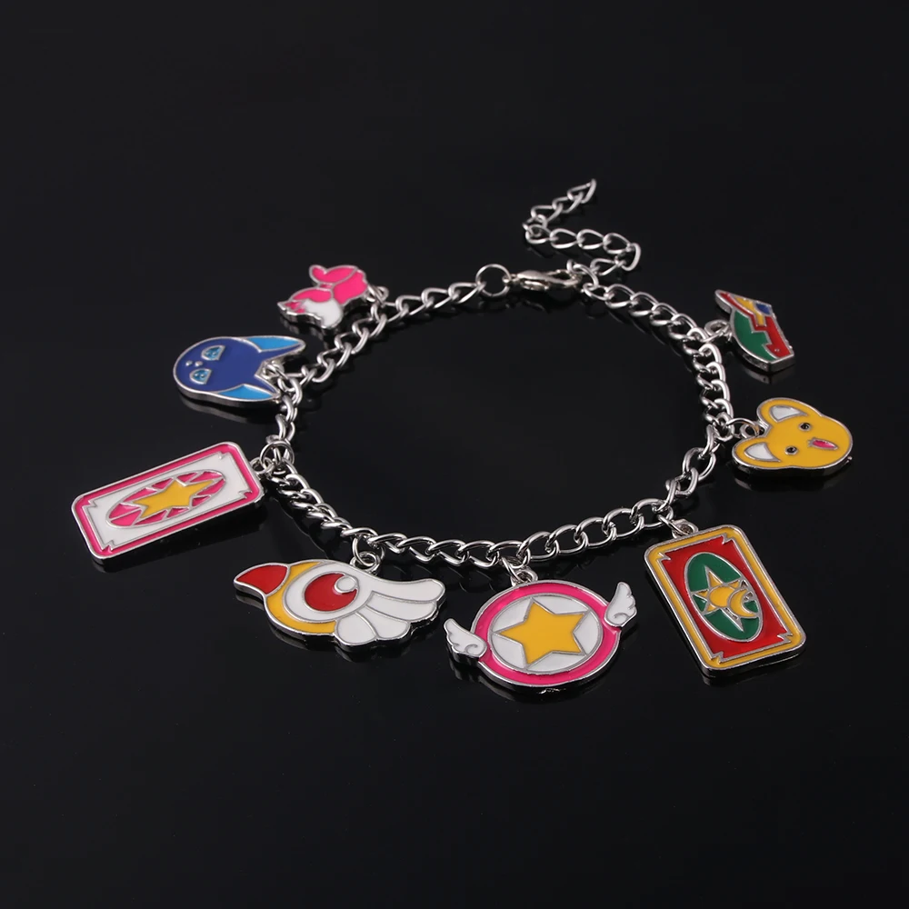 

Anime Beautiful Girl Couples Party Bracelet Cat Five Pointed Star Bird Pattern Men and Women Cosplay Props Gift Bracelet
