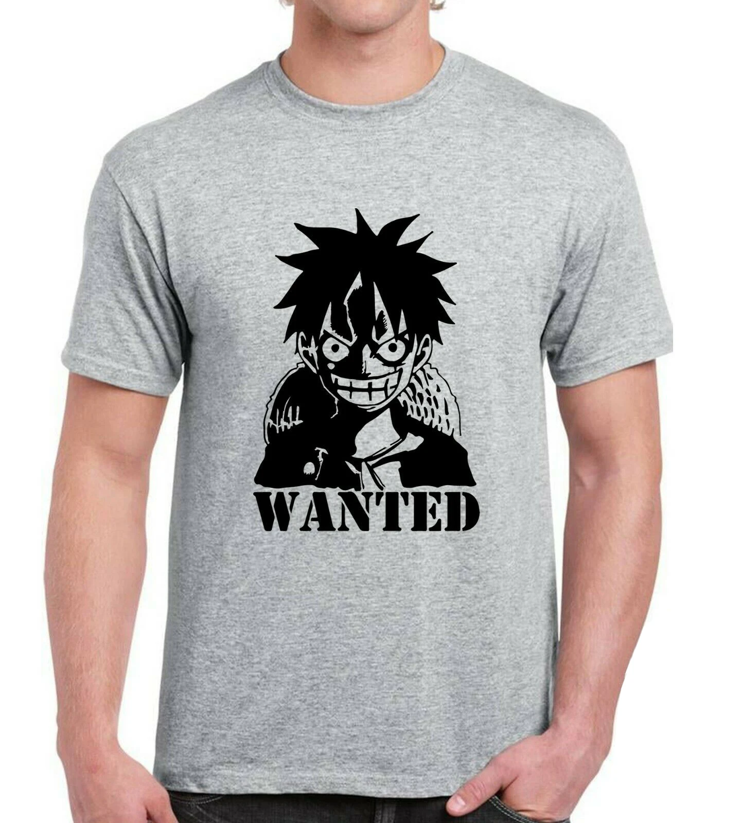Luffy One Piece футболка Ace Funny Wanted косплей новая аниме Мужская Топ S XXLTops оптовая продажа