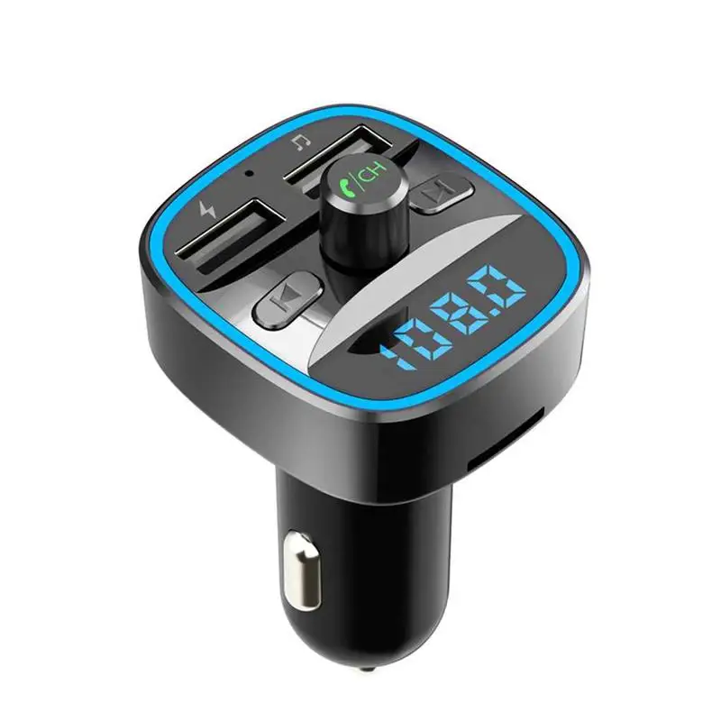 

Car Mp3 Player Bluetooth 5.0 Receiver FM Transmitter Dual USB Car Charger U Disk TF Card Interior Accessories