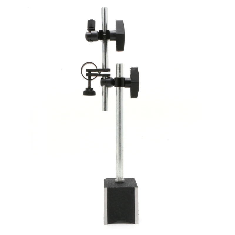 

Magnetic Base Holder With Double Adjustable For Dial Indicator Test Gauge