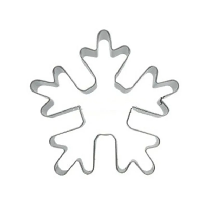 Нержавеющая сталь в форме снежинки для печенья фрезы печенье Матрица рельефного
