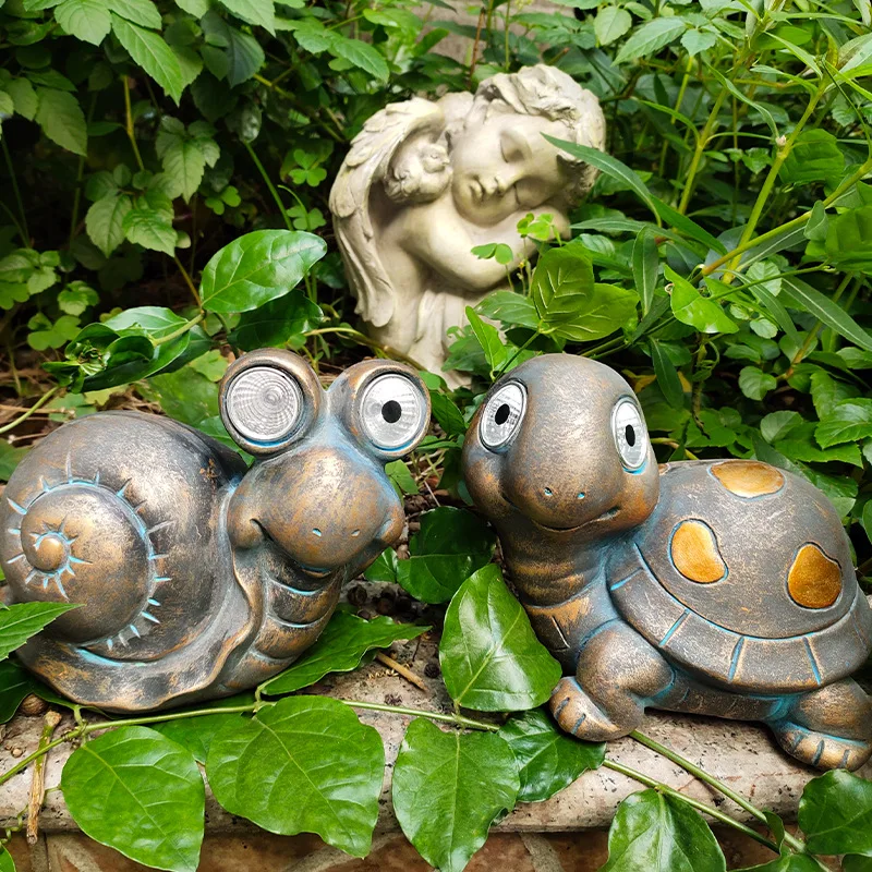 

Owl Solar Light Animals Garden Ornament Lawn Lamp LED Street Lamp Tortoise Snail Night Light Outdoor Spotlight Courtyard Decor