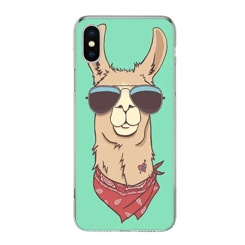 Лама-альпака для Apple Iphone 13 Pro Max 11 12 Mini X XS XR 8 Plus 7 6 6S SE 2020 5 дюймов | Мобильные телефоны