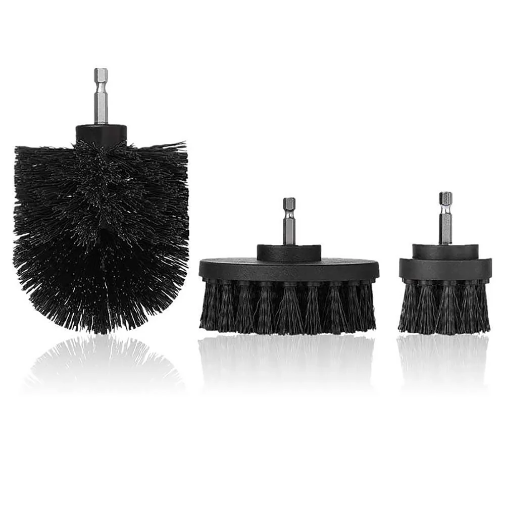 

3pcs Power Scrubber Brush Set For Bathroom Drill Scrubber Brush For Cleaning Cordless Drill Attachment Kit Power Scrub Brush
