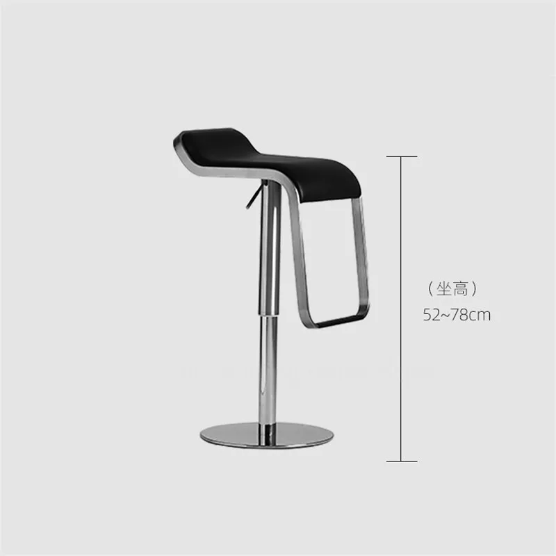 Барные стулья из нержавеющей стали современная мебель круглый вращающийся