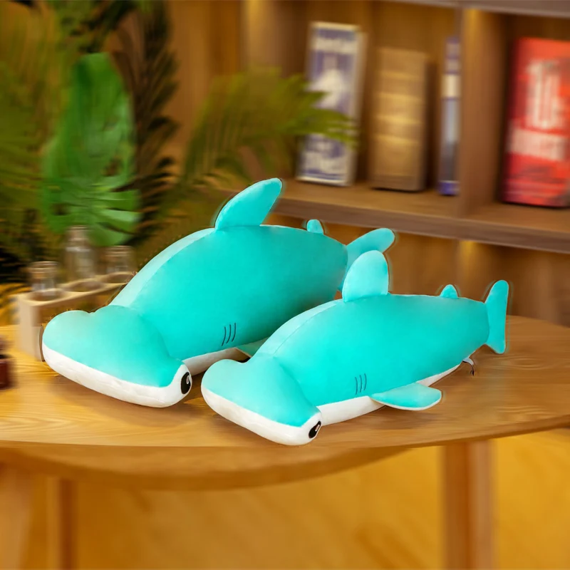 Бесплатная доставка мягкие плюшевые куклы в виде молотковой головы акулы